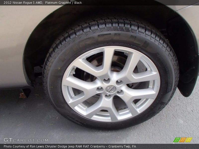 Platinum Graphite / Black 2012 Nissan Rogue S AWD