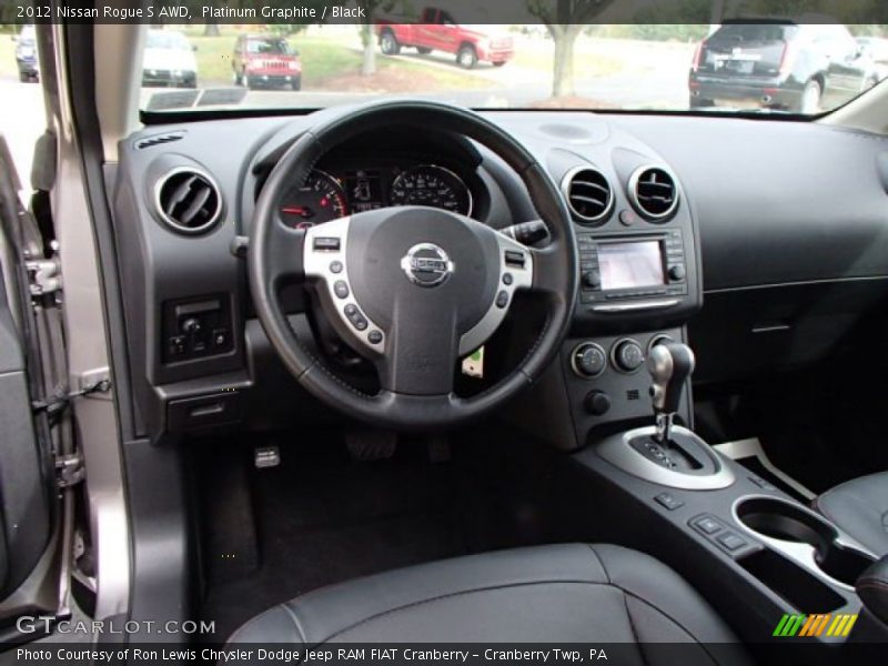 Platinum Graphite / Black 2012 Nissan Rogue S AWD