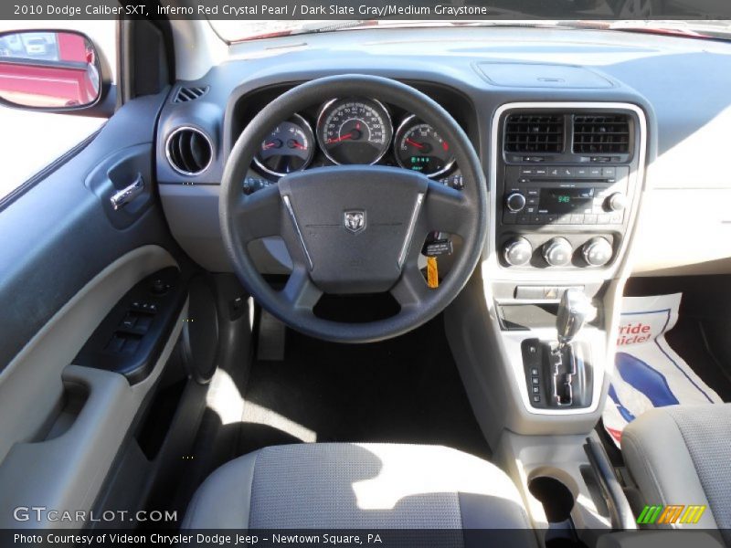 Inferno Red Crystal Pearl / Dark Slate Gray/Medium Graystone 2010 Dodge Caliber SXT