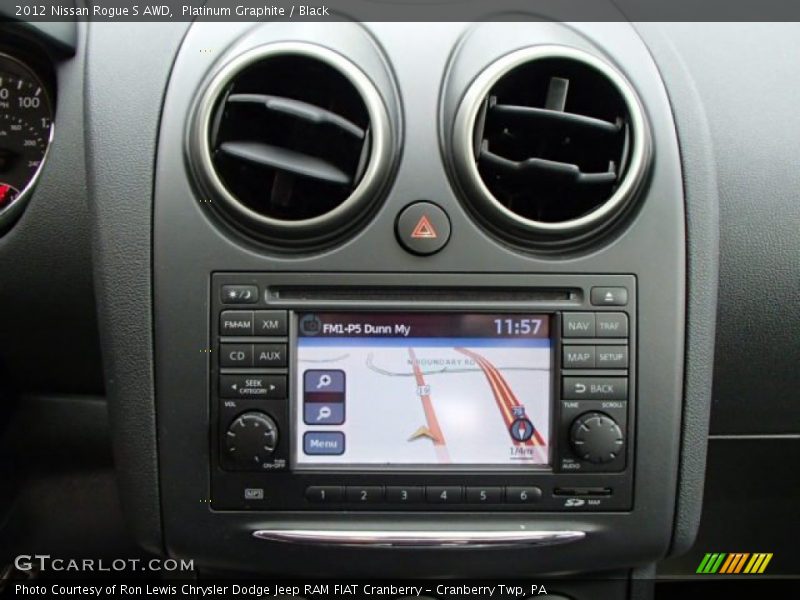 Platinum Graphite / Black 2012 Nissan Rogue S AWD