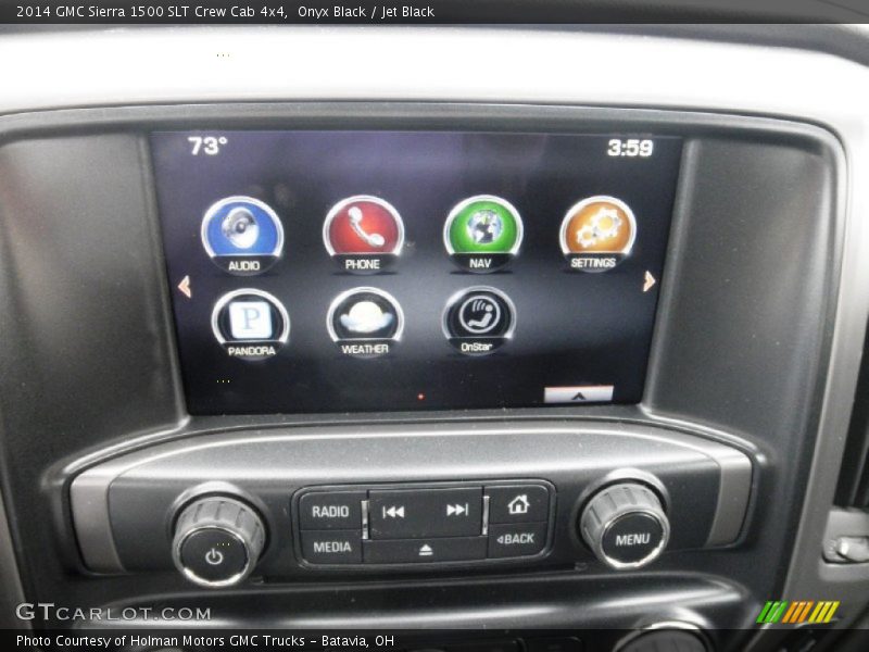 Controls of 2014 Sierra 1500 SLT Crew Cab 4x4