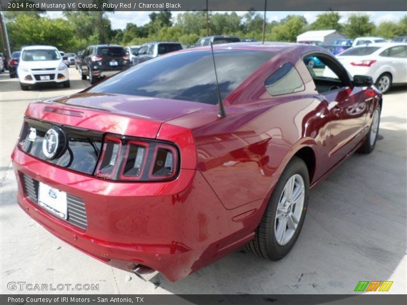 Ruby Red / Charcoal Black 2014 Ford Mustang V6 Coupe