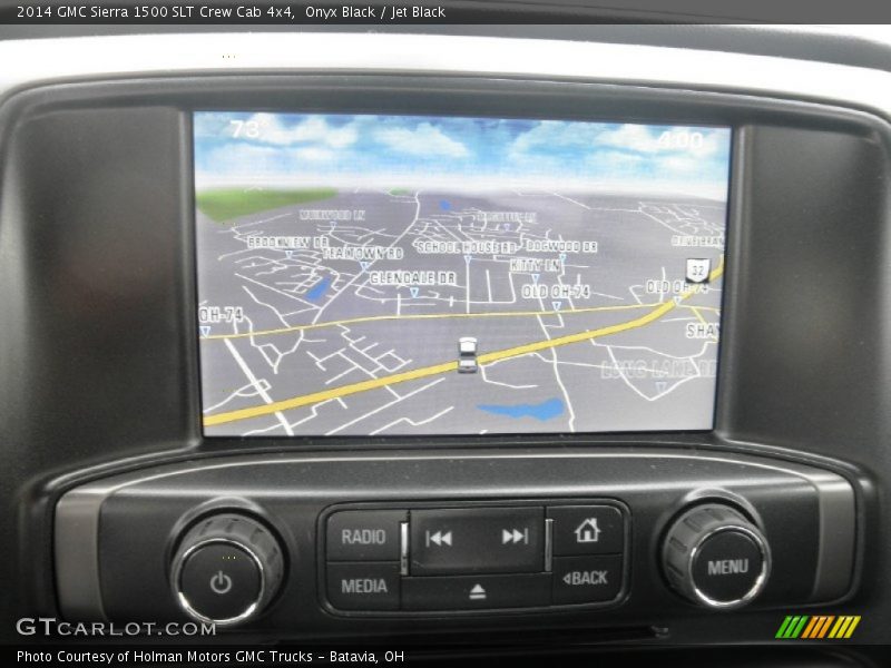 Navigation of 2014 Sierra 1500 SLT Crew Cab 4x4