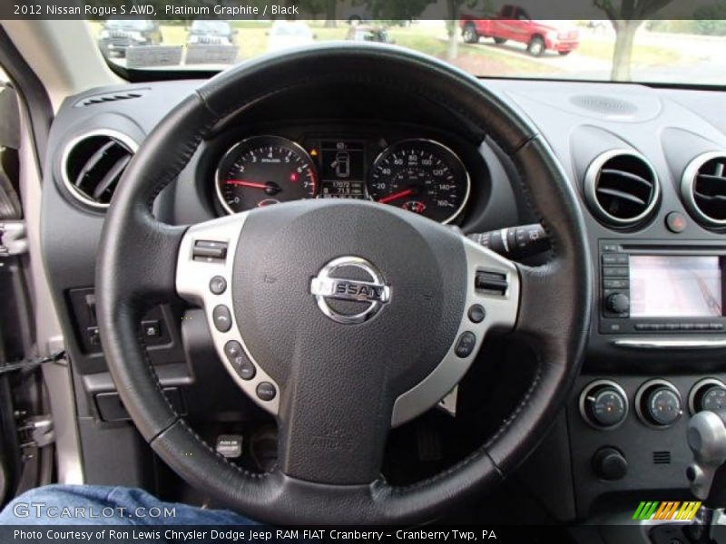 Platinum Graphite / Black 2012 Nissan Rogue S AWD