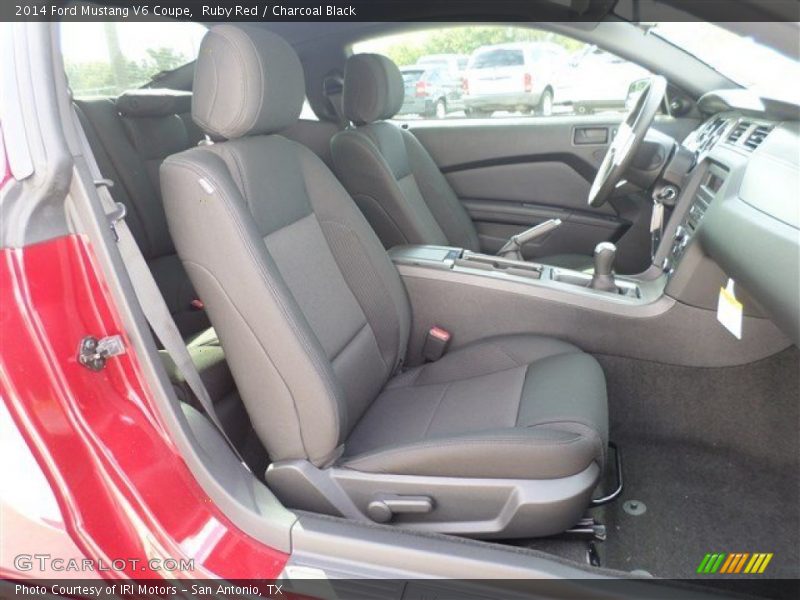Ruby Red / Charcoal Black 2014 Ford Mustang V6 Coupe