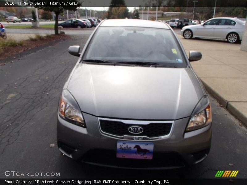 Titanium / Gray 2010 Kia Rio LX Sedan