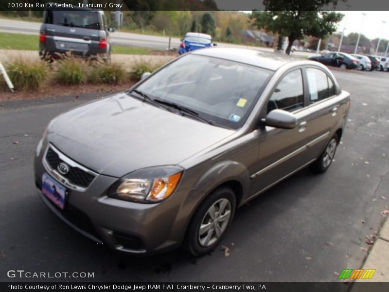 Titanium / Gray 2010 Kia Rio LX Sedan