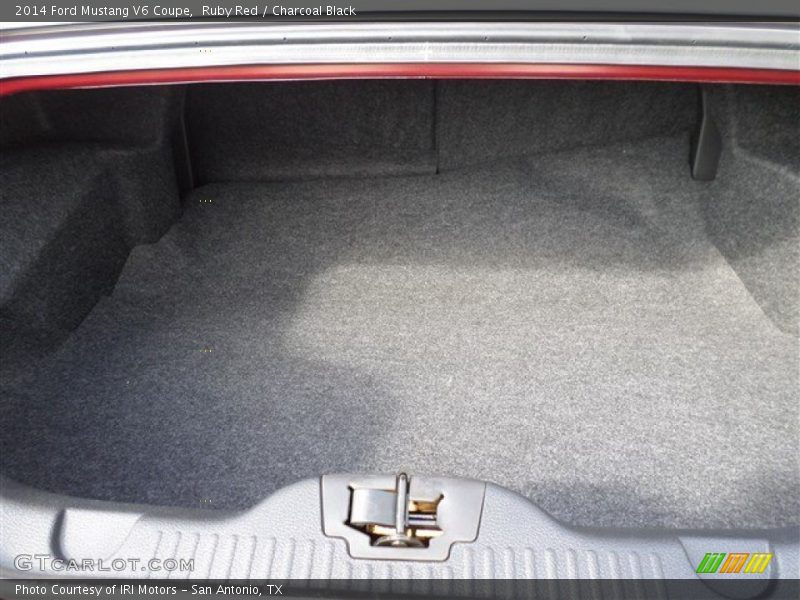 Ruby Red / Charcoal Black 2014 Ford Mustang V6 Coupe