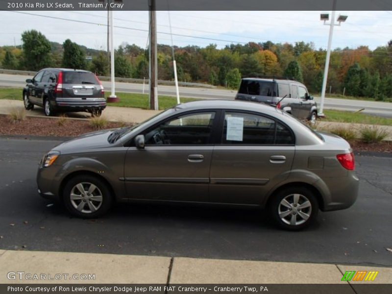 Titanium / Gray 2010 Kia Rio LX Sedan