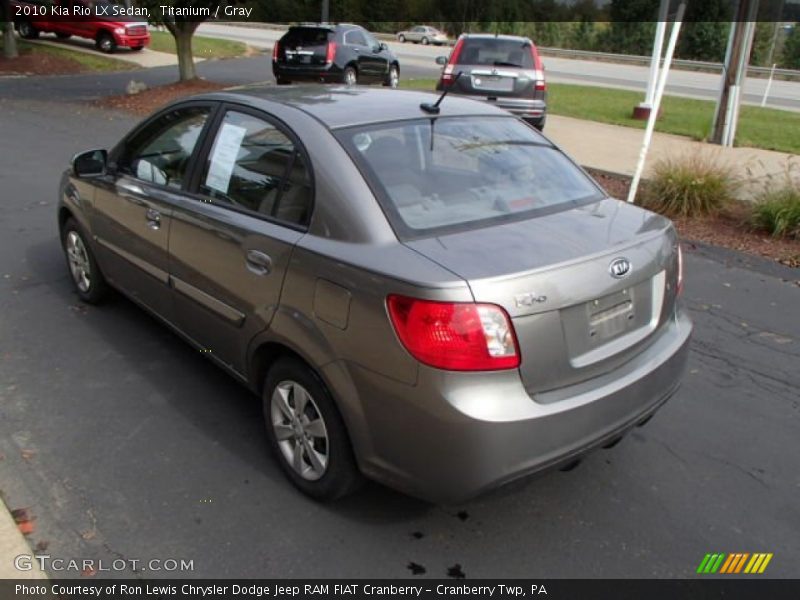 Titanium / Gray 2010 Kia Rio LX Sedan