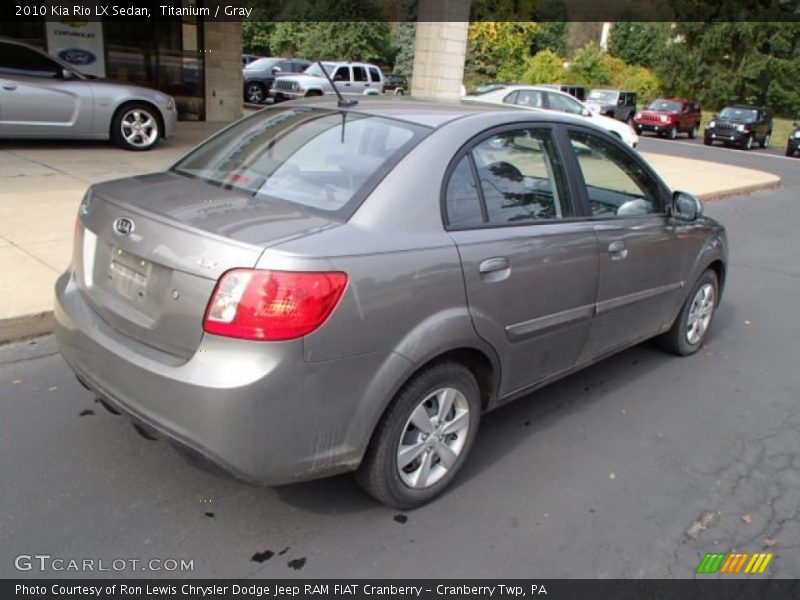 Titanium / Gray 2010 Kia Rio LX Sedan