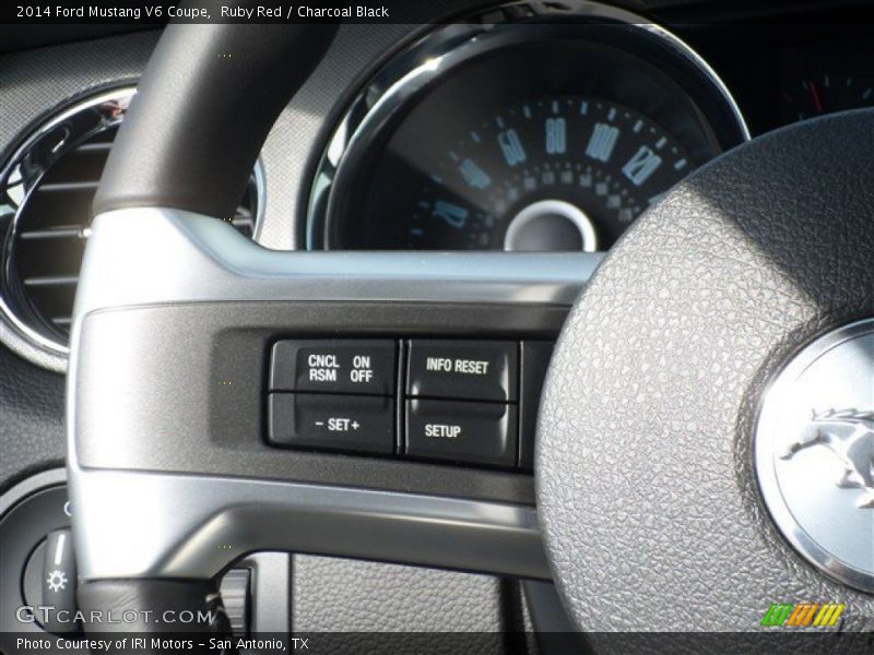 Ruby Red / Charcoal Black 2014 Ford Mustang V6 Coupe