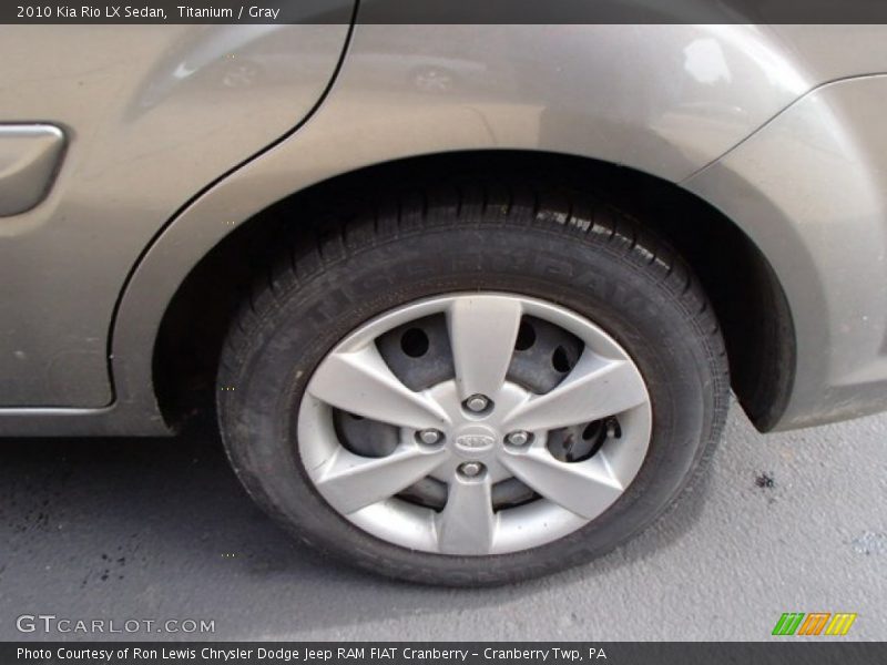 Titanium / Gray 2010 Kia Rio LX Sedan