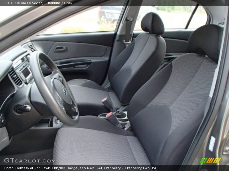 Titanium / Gray 2010 Kia Rio LX Sedan