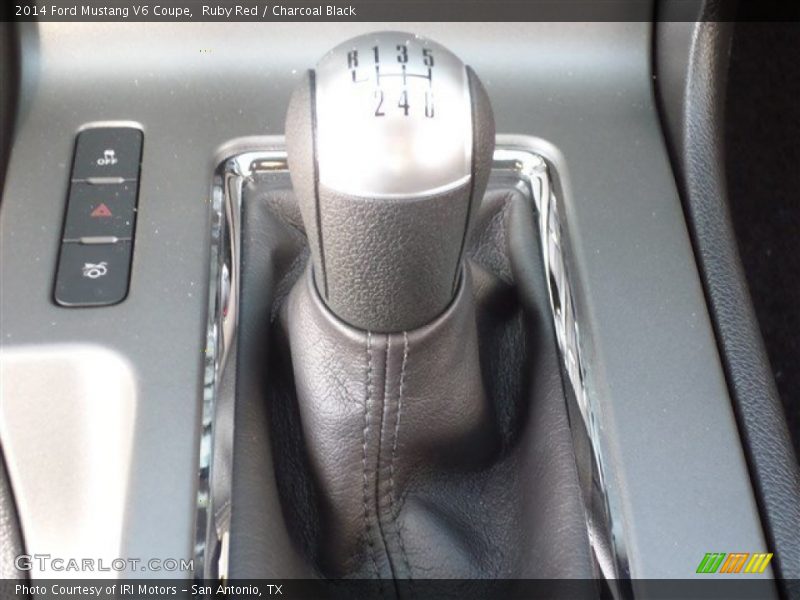 Ruby Red / Charcoal Black 2014 Ford Mustang V6 Coupe