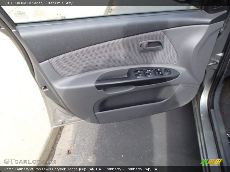 Titanium / Gray 2010 Kia Rio LX Sedan