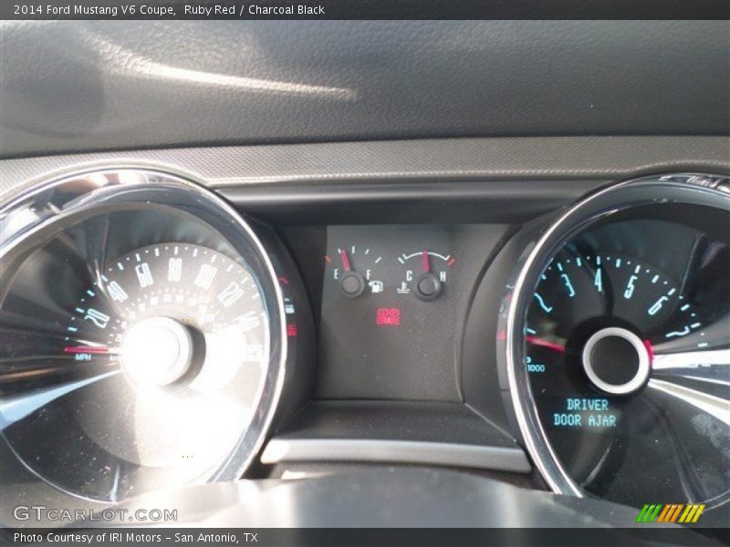 Ruby Red / Charcoal Black 2014 Ford Mustang V6 Coupe