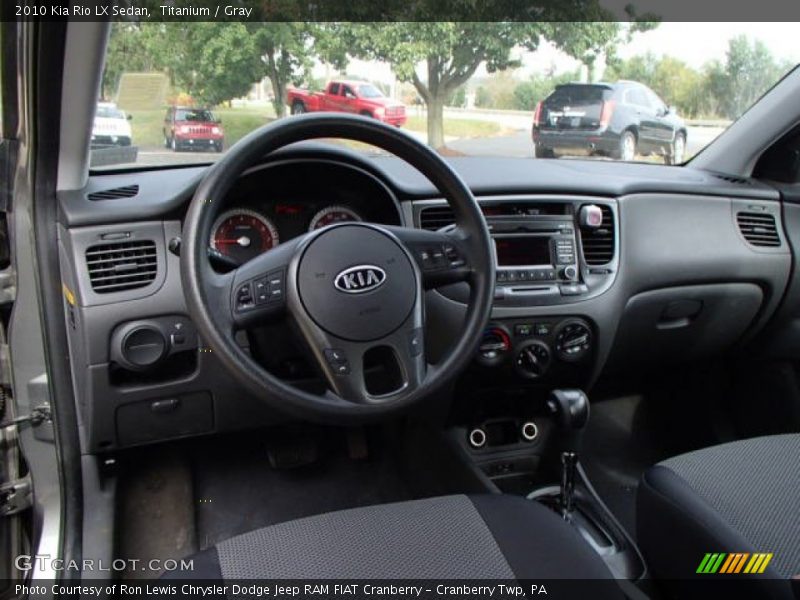 Titanium / Gray 2010 Kia Rio LX Sedan