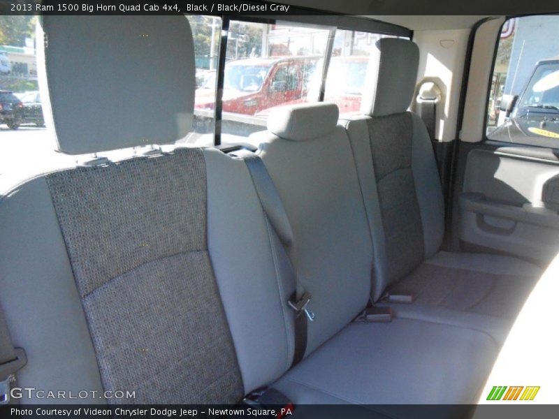 Black / Black/Diesel Gray 2013 Ram 1500 Big Horn Quad Cab 4x4