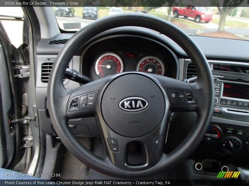 Titanium / Gray 2010 Kia Rio LX Sedan