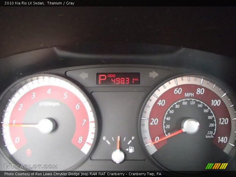 Titanium / Gray 2010 Kia Rio LX Sedan