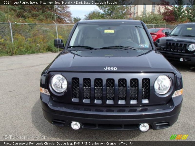 Maximum Steel Metallic / Dark Slate Gray/Light Pebble 2014 Jeep Patriot Sport