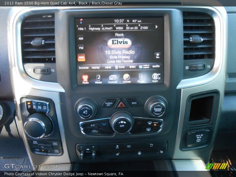 Black / Black/Diesel Gray 2013 Ram 1500 Big Horn Quad Cab 4x4