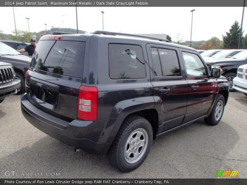Maximum Steel Metallic / Dark Slate Gray/Light Pebble 2014 Jeep Patriot Sport