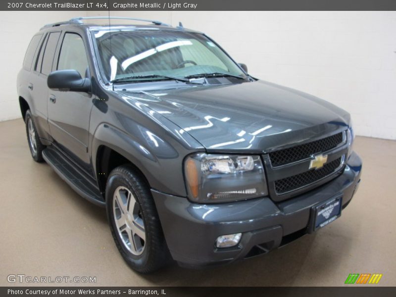 Graphite Metallic / Light Gray 2007 Chevrolet TrailBlazer LT 4x4