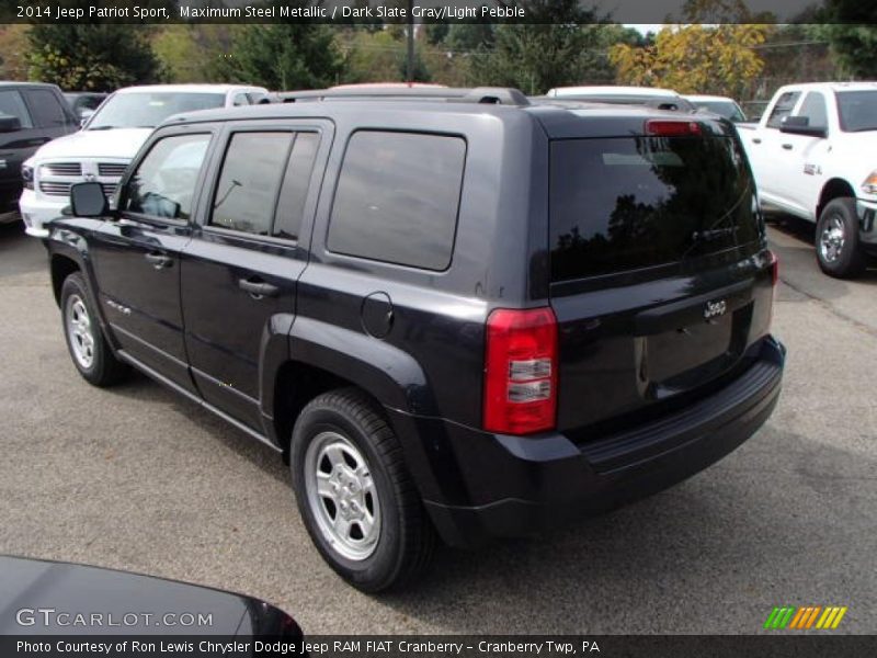 Maximum Steel Metallic / Dark Slate Gray/Light Pebble 2014 Jeep Patriot Sport