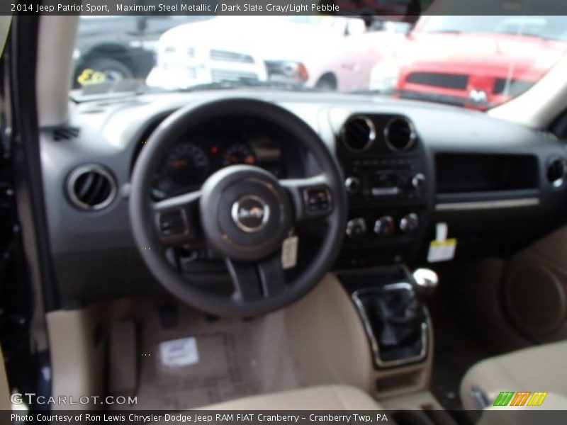 Maximum Steel Metallic / Dark Slate Gray/Light Pebble 2014 Jeep Patriot Sport