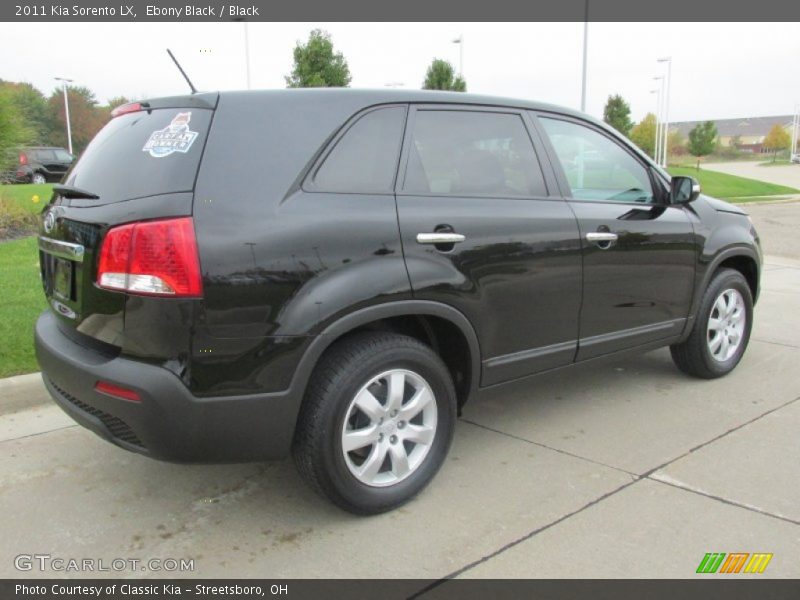 Ebony Black / Black 2011 Kia Sorento LX