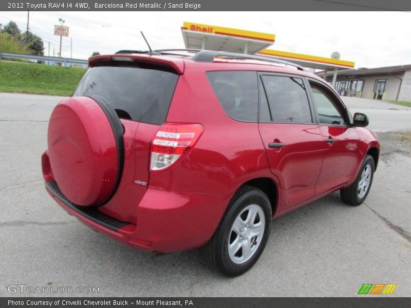Barcelona Red Metallic / Sand Beige 2012 Toyota RAV4 I4 4WD