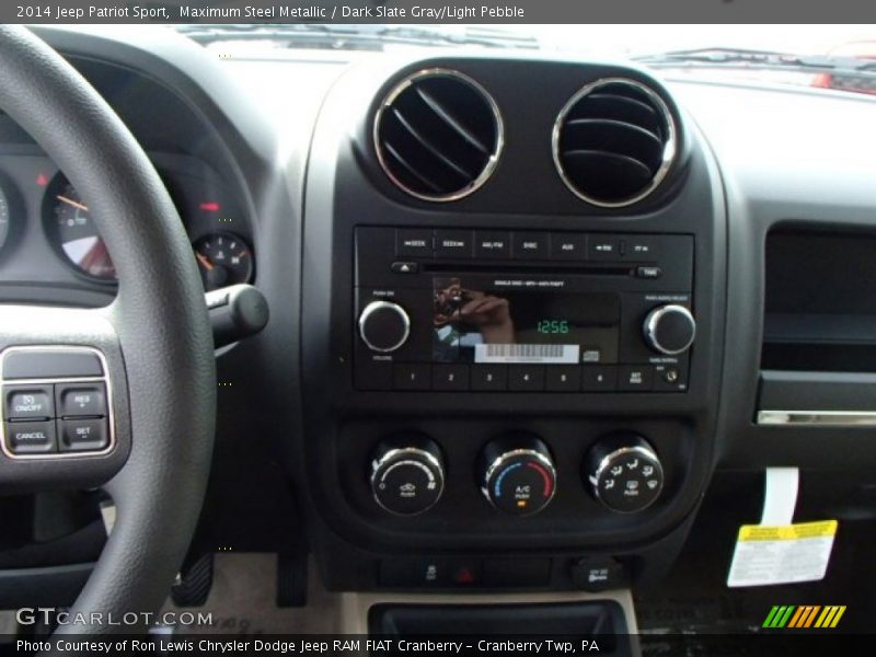 Maximum Steel Metallic / Dark Slate Gray/Light Pebble 2014 Jeep Patriot Sport