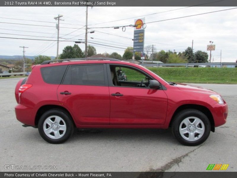 Barcelona Red Metallic / Sand Beige 2012 Toyota RAV4 I4 4WD