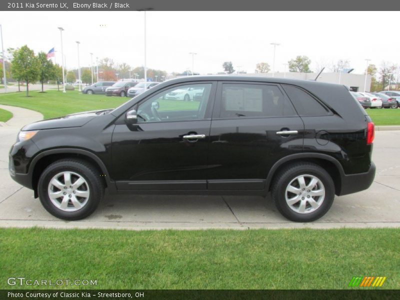 Ebony Black / Black 2011 Kia Sorento LX