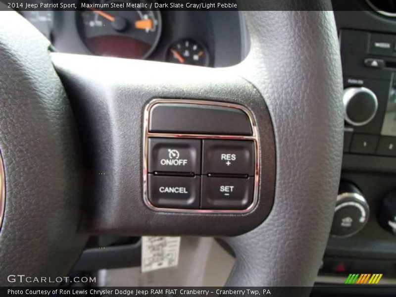 Maximum Steel Metallic / Dark Slate Gray/Light Pebble 2014 Jeep Patriot Sport