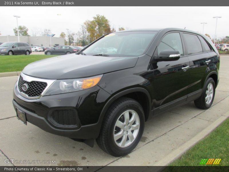 Ebony Black / Black 2011 Kia Sorento LX
