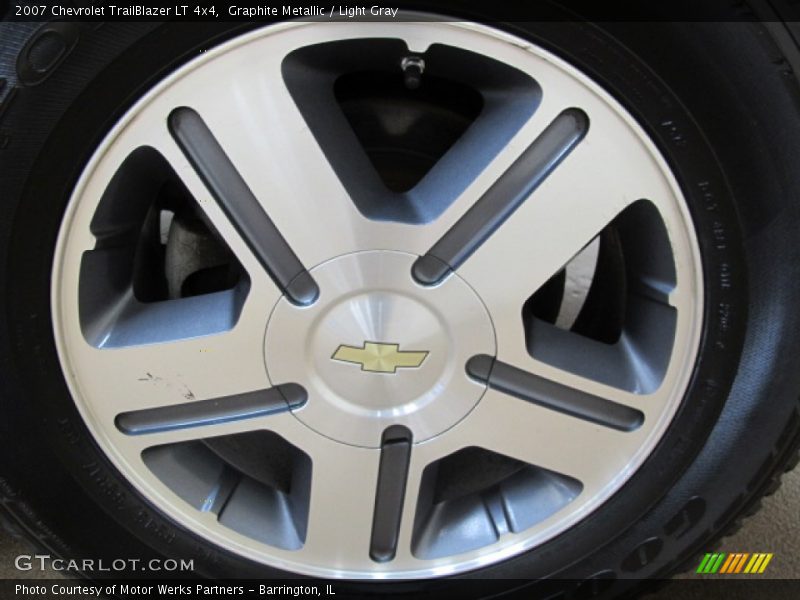 Graphite Metallic / Light Gray 2007 Chevrolet TrailBlazer LT 4x4