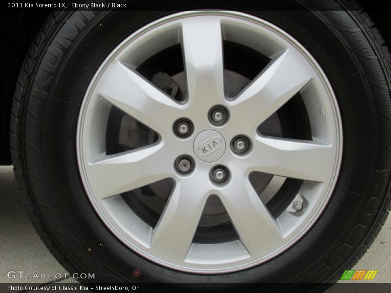 Ebony Black / Black 2011 Kia Sorento LX