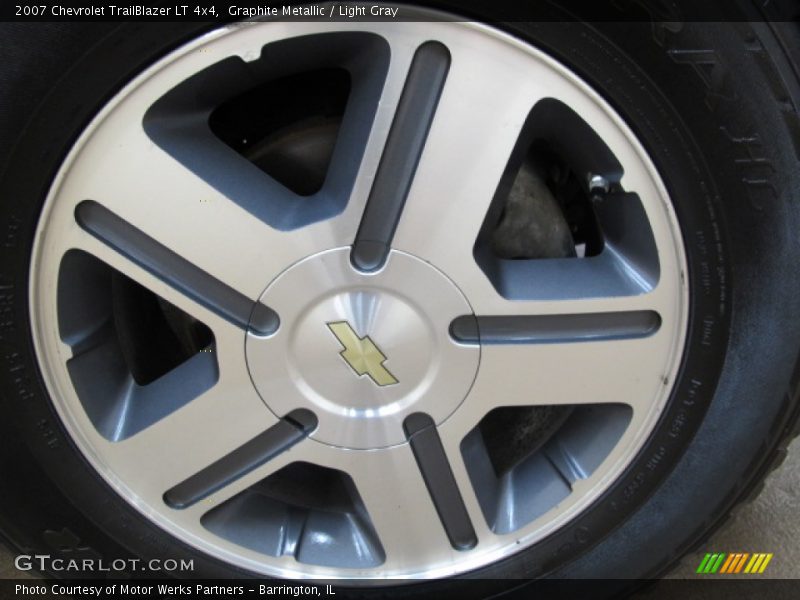 Graphite Metallic / Light Gray 2007 Chevrolet TrailBlazer LT 4x4