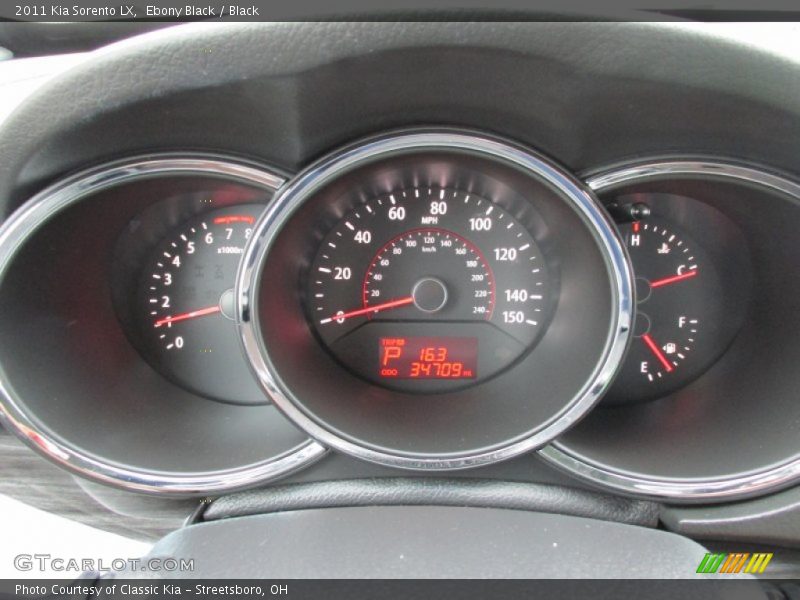 Ebony Black / Black 2011 Kia Sorento LX