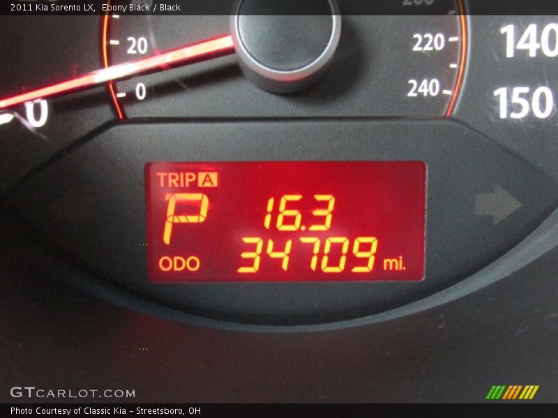 Ebony Black / Black 2011 Kia Sorento LX
