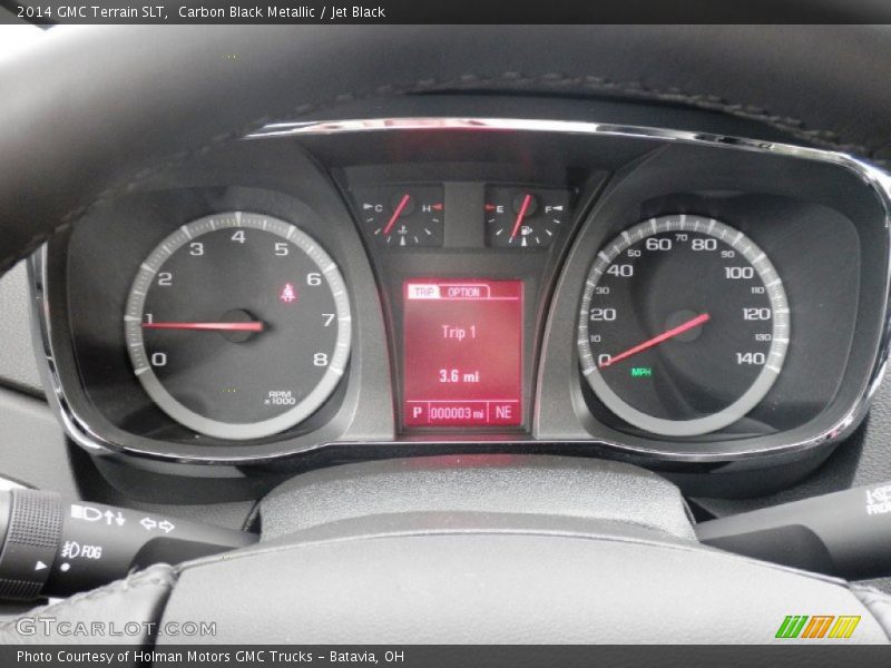 Carbon Black Metallic / Jet Black 2014 GMC Terrain SLT
