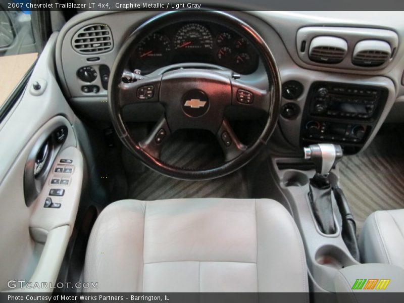 Graphite Metallic / Light Gray 2007 Chevrolet TrailBlazer LT 4x4