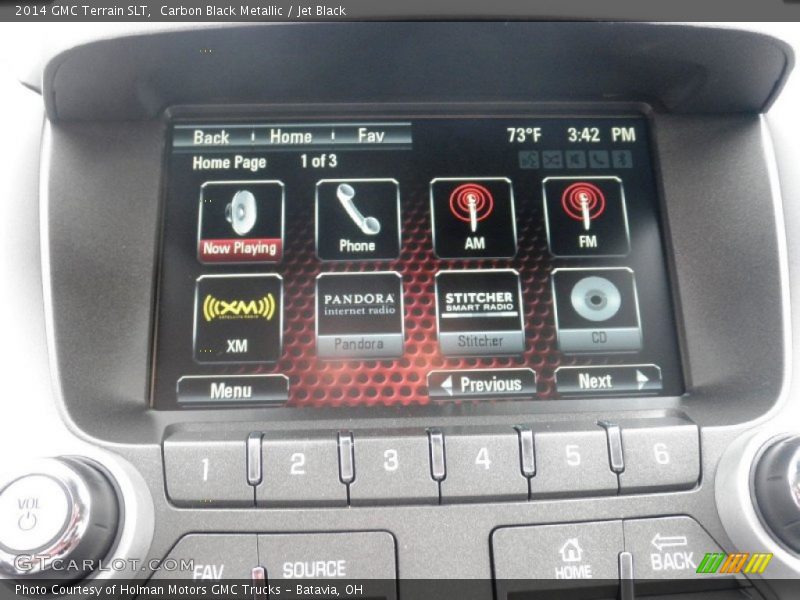 Carbon Black Metallic / Jet Black 2014 GMC Terrain SLT
