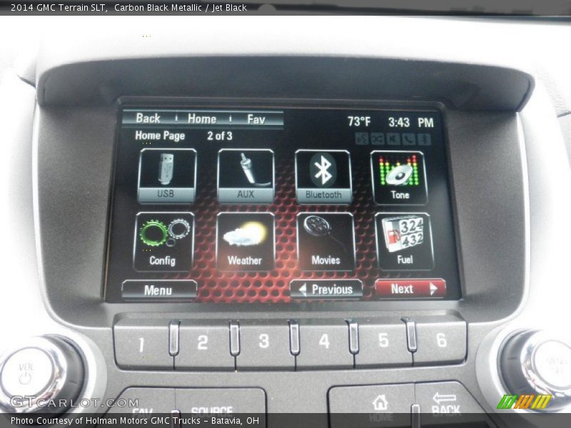 Carbon Black Metallic / Jet Black 2014 GMC Terrain SLT