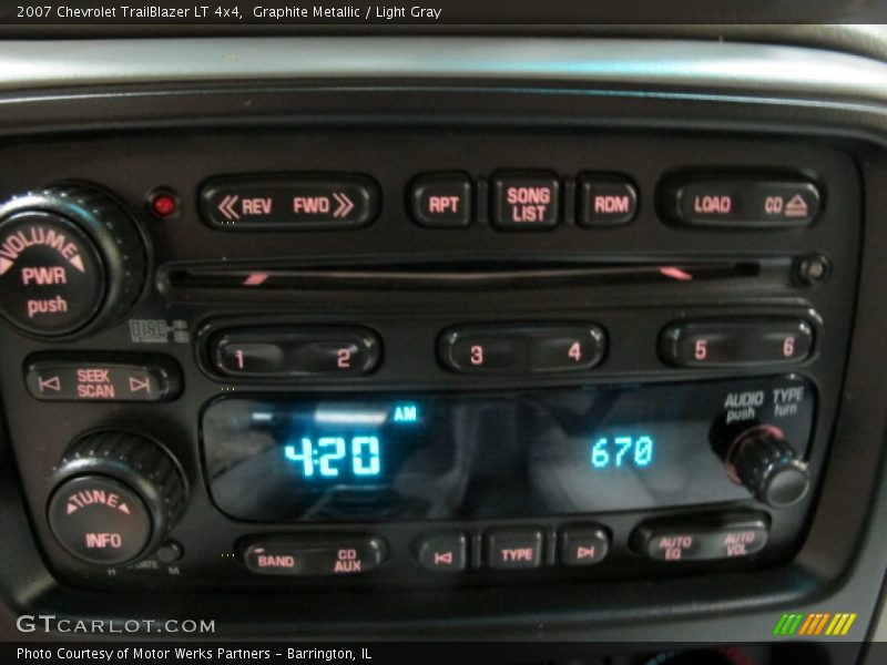 Graphite Metallic / Light Gray 2007 Chevrolet TrailBlazer LT 4x4
