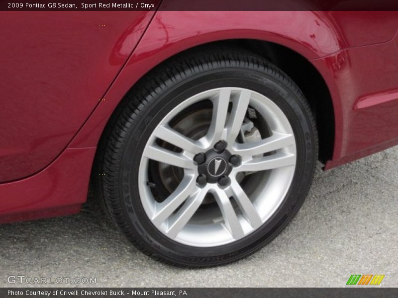 Sport Red Metallic / Onyx 2009 Pontiac G8 Sedan