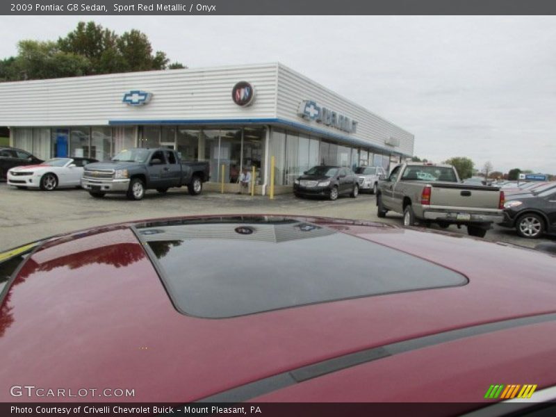 Sport Red Metallic / Onyx 2009 Pontiac G8 Sedan